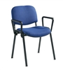 Black Frame Chair With Arms