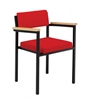 S25 Heavy Duty Stacking Armchair Fabric
