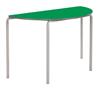 Crushed Bent Semi-Circular Classroom Tables PU Edge