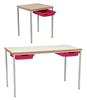 Classroom Tables With Tray Drawers - MDF Edge