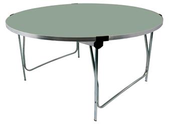 5ft Laminate Round Folding Table - Sage thumbnail