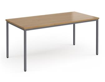 Multi-Purpose Table - Graphite Frame - Rectangular - Oak thumbnail