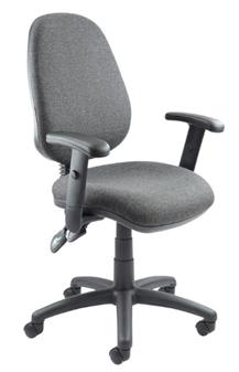 Value 2-Lever High Back Operator Chair + Adjustable Arms thumbnail