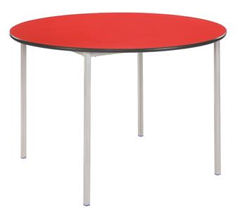 Fully Welded Circular Classroom Table PU Edge thumbnail
