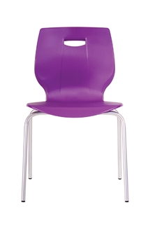 Poly Four Legged Chair - Mulberry thumbnail