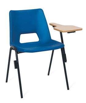 Poly Lecture Tablet Chair - Hi-Blue thumbnail