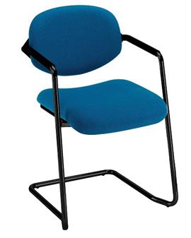 Gloucester Cantilever Chair Shown With Chrome Plate Frame thumbnail