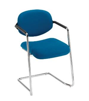 Gloucester Cantilever Chair With Optional Bright Epoxy Chrome Frame thumbnail