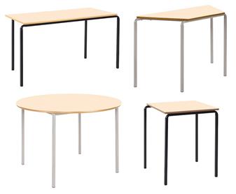 Crush Bent Classroom Tables MDF Edge thumbnail