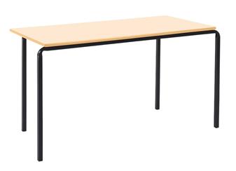 Crush Bent Rectangular Classroom Table, Maple Top & MDF Edge thumbnail
