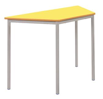 1100 x 550 Fully Welded Trapezoidal Table MDF Edge thumbnail