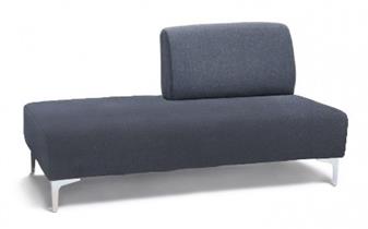Metro Double Chair Single Back - Back On Left Side When Seated thumbnail