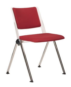Upholstered Seat & Back - Chrome Legs thumbnail