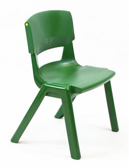 Postura Plus One-Piece Chair - Forest Green thumbnail