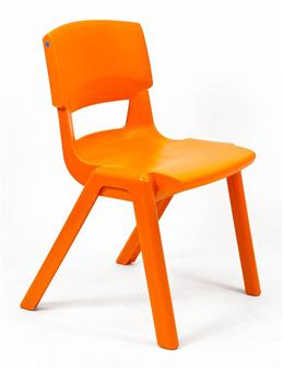 Postura Plus One-Piece Chair - Tangerine Fizz thumbnail
