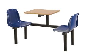 FD1 2 Seater With Blue Seats & Beech Table Left Or Right Access thumbnail