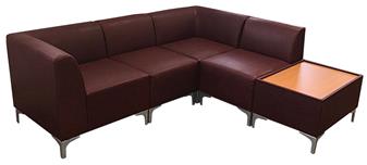 Stirling Modular Reception Seating - (Shown In Vinyl Upholstery) thumbnail