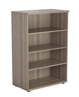 Start Wooden Bookcase 1200 High - Grey Oak thumbnail