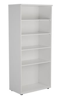 Start Wooden Bookcase 1800 High - White thumbnail