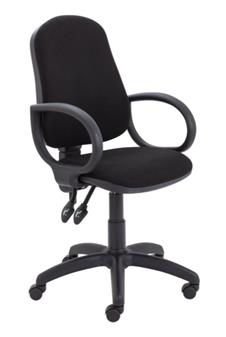 Oxford Operator Chair + Adjustable Arms - Charcoal thumbnail