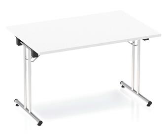 IMP Rectangular Folding Table - 1200w x 800d - White thumbnail