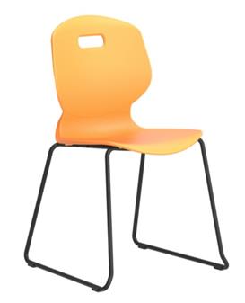 Arc Skid Base Chair - Marigold thumbnail
