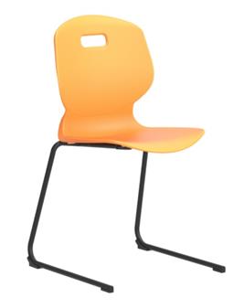 Arc Reverse Cantilever Chair - Marigold thumbnail