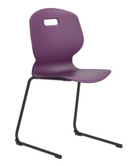 Arc Reverse Cantilever Chair - Grape thumbnail