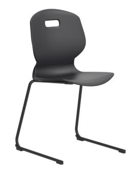 Arc Reverse Cantilever Chair - Anthracite thumbnail