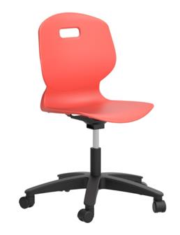 Arc Swivel Chair - Coral thumbnail