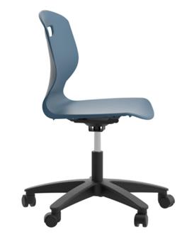 Arc Swivel Chair - Blue Steel thumbnail
