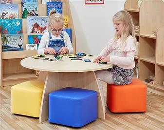 Activity & Reading Table With 4 Cube Seats thumbnail