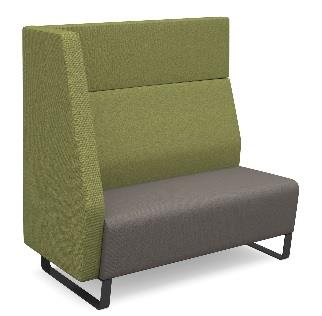 Encore Pod Image Showing Two Tone Fabric Green Pod & Grey Seat thumbnail