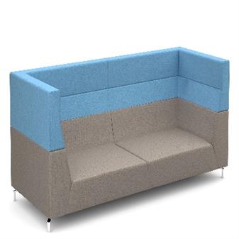 Albany High Back 3 Seater - Dual Fabric thumbnail