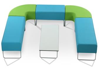 Gaston Modular Bench Seating - Fabric thumbnail