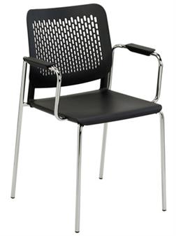 Tryo 4 Leg Chair With Arms thumbnail