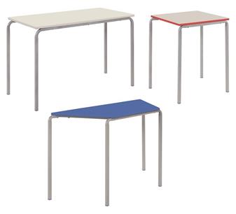 Crush Bent Classroom Tables - Buro Edge thumbnail