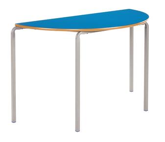 Crushed Bent Semi-Circular Classroom Table MDF Edge  thumbnail