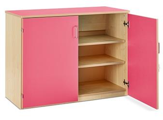 Bubblegum Cupboard MAP750C 2 Adjustable Shelves Pink thumbnail