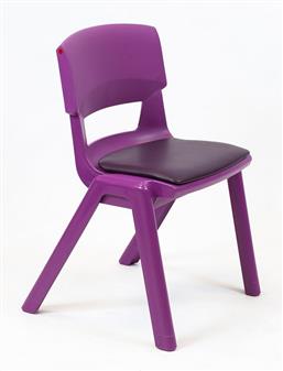 Sugar Plum Chair With Vinyl Upholstered Seat Pad thumbnail