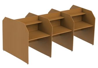 Study Carrels - Straight Edges - Double Sided thumbnail
