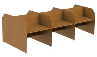 Wide Study Carrels - Double Sided thumbnail