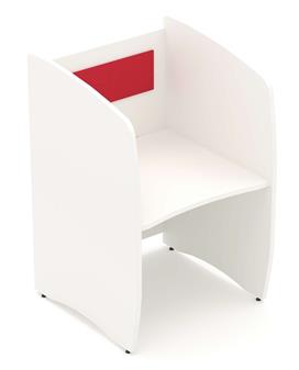 Study Hub Booths - White With Pinboard thumbnail