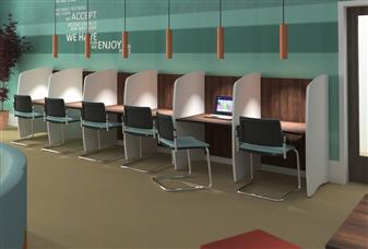 Study Hub Booths - Dual Wood Colours thumbnail