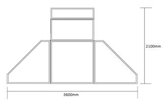 Arena Modular Stage - Set 1 - Overall Dimensions thumbnail