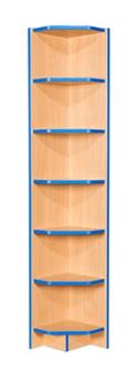 Single End Cap Flat Top Bookcase 6ft High thumbnail