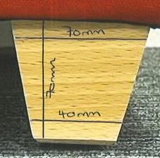 Wooden Feet With Dimensions thumbnail