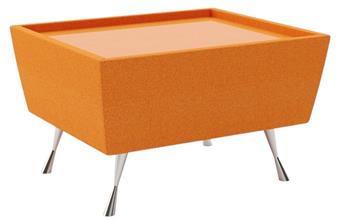 Manhattan Small Coffee Table Glass Top thumbnail