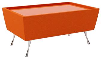 Manhattan Small Coffee Table Glass Top thumbnail