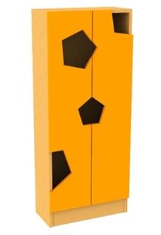 NWHB002 Tall Bookcase With Honeycombe Feature Doors thumbnail